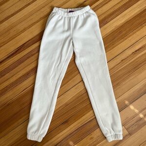 edikted white sweatpants